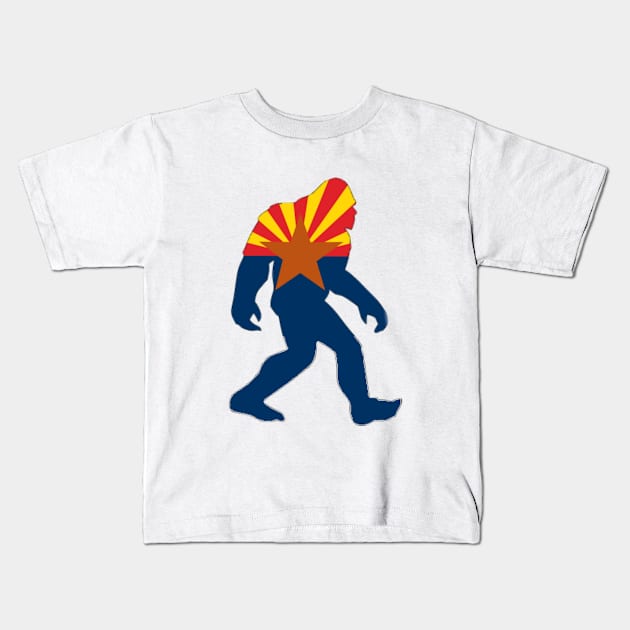 Arizona SASHQUATCH Kids T-Shirt by Native Graffix